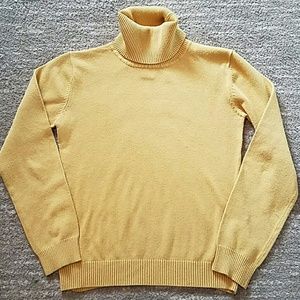 Petite Mustard Yellow Turtleneck Sweater S/XS